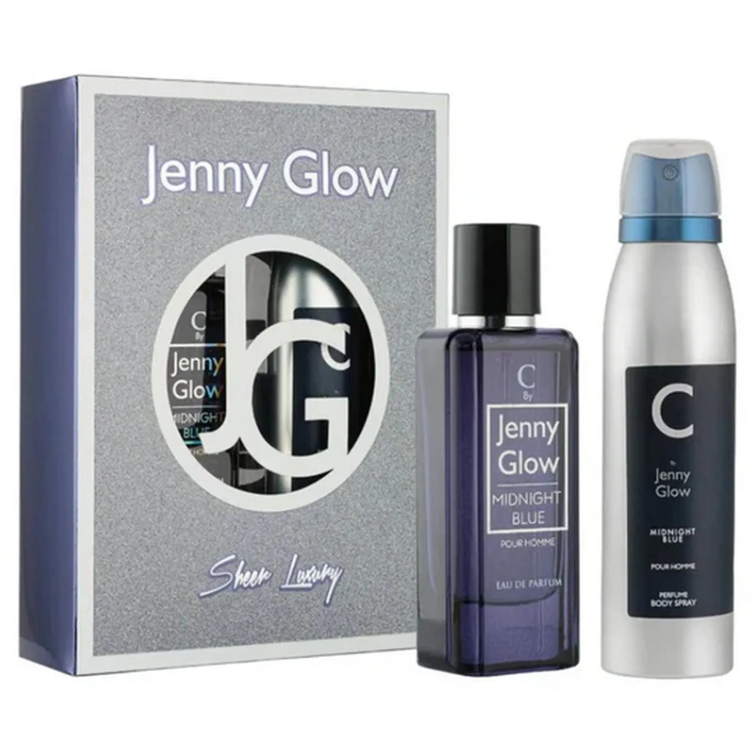 Jenny Glow Men Midnight Blue 50ML 2 Piece Set