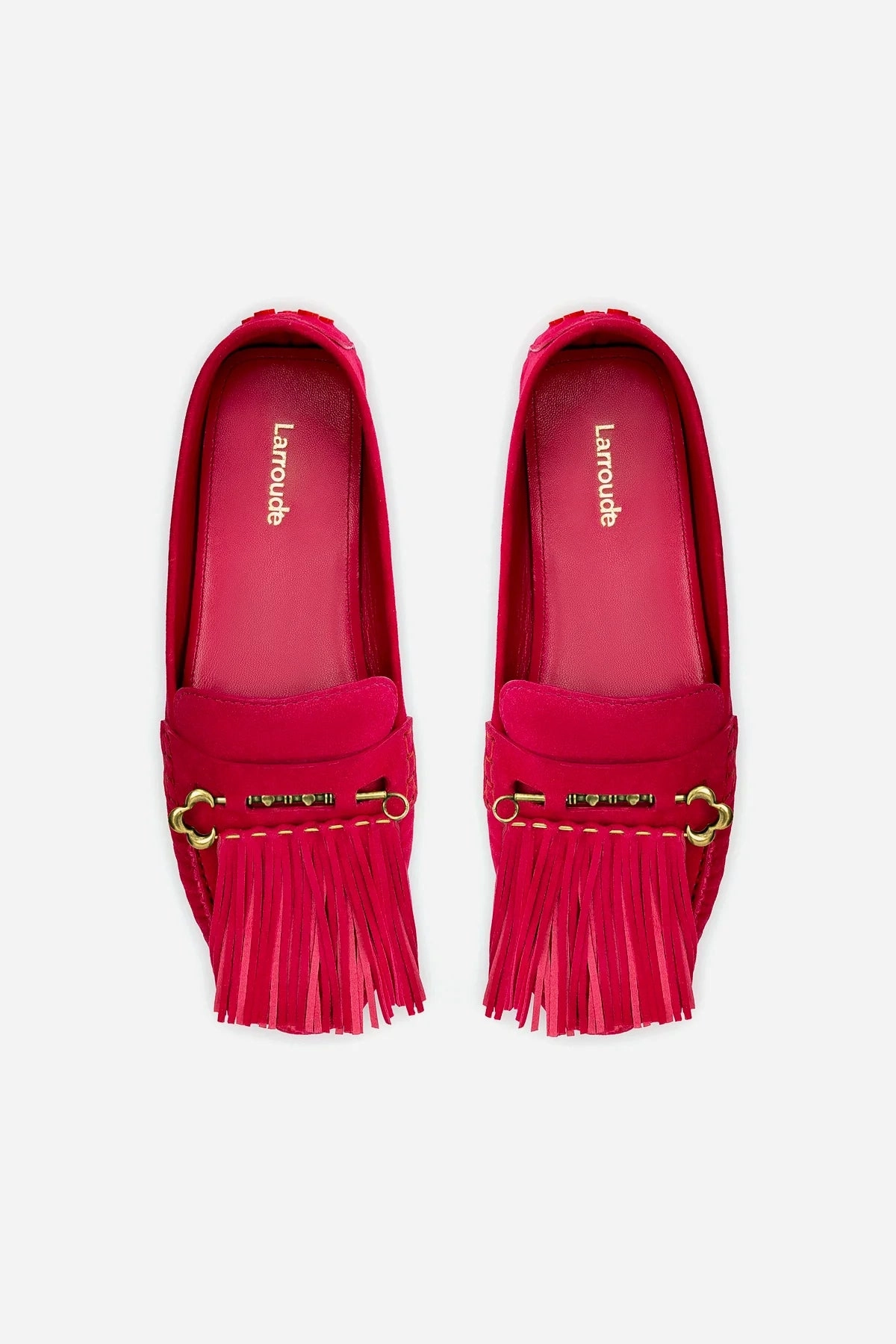 Joy Mocassin In Pink Suede Classic Fit