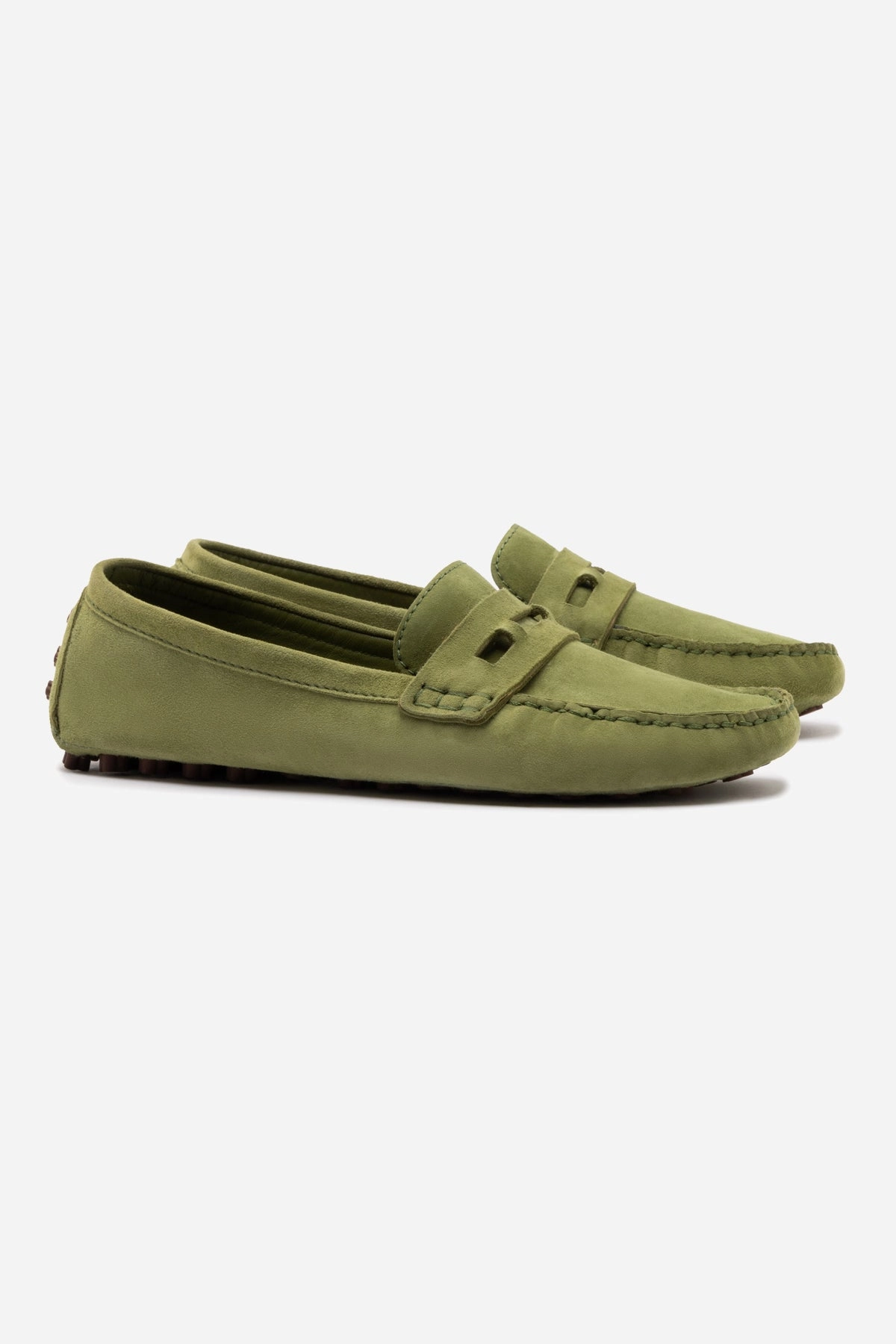 Joy Mocassin In Seaweed Suede Style Ready