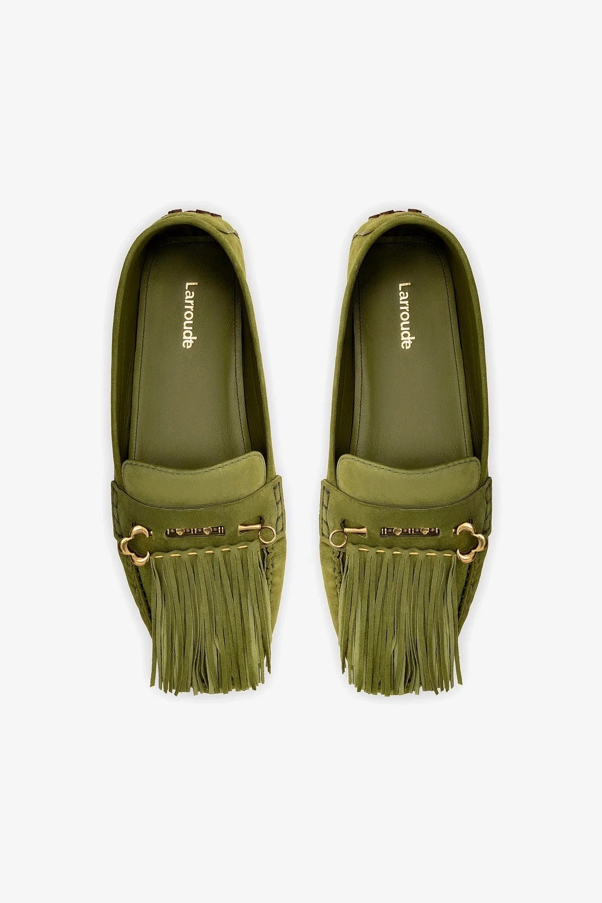 Joy Mocassin In Seaweed Suede Style Ready
