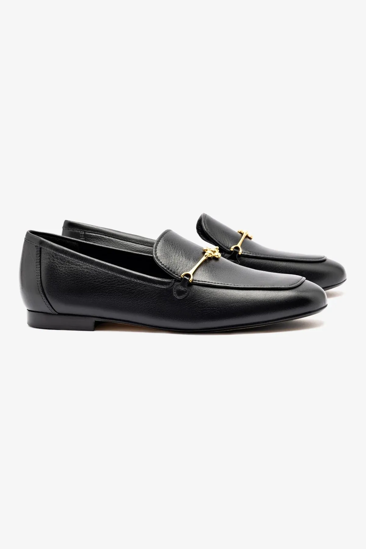 Katherine Loafer In Black Leather Comfortable Cushion