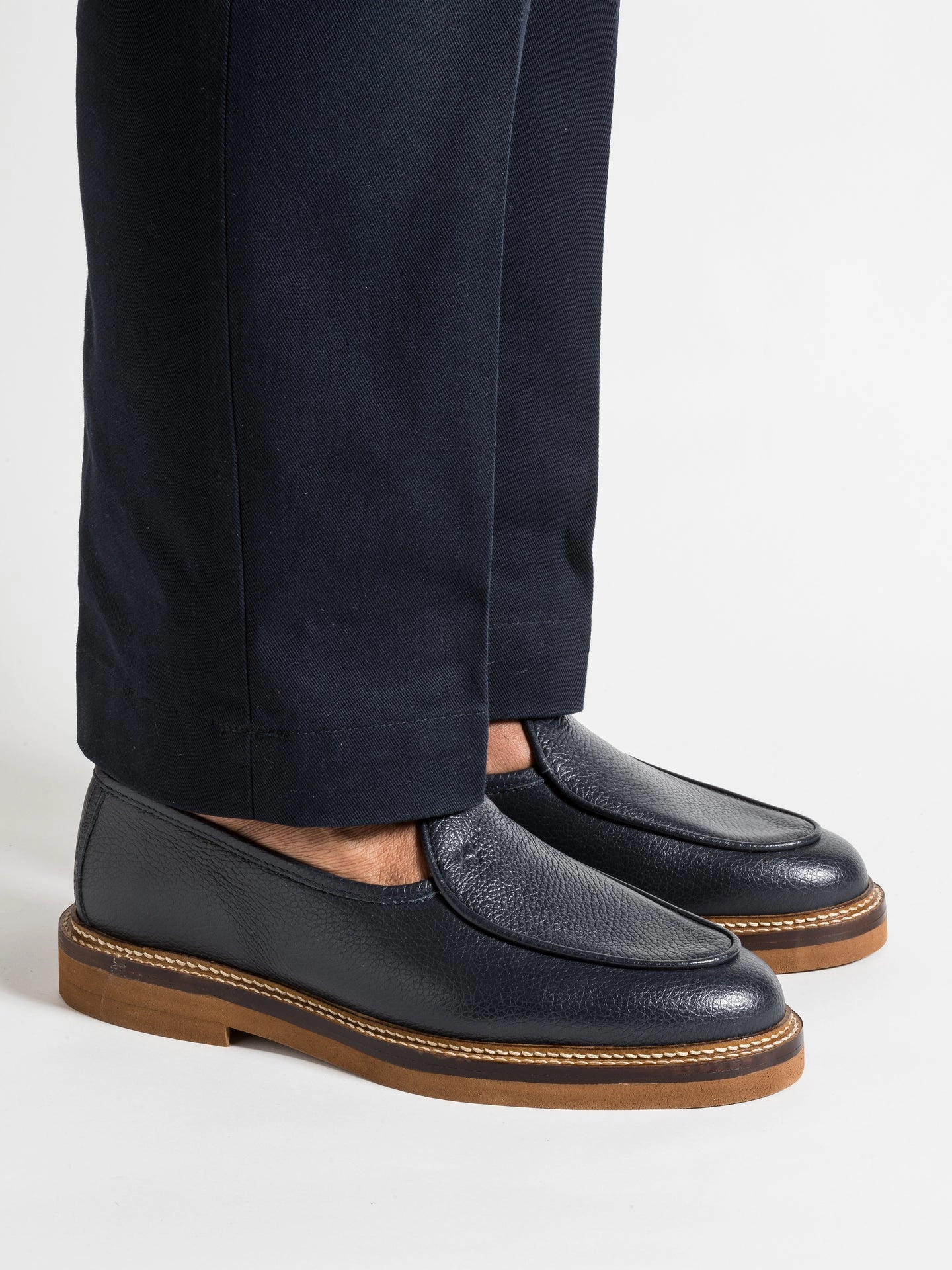 LEX GRAINED NAVY Trendy Style