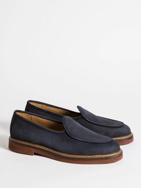 LEX NAVY NUBUCK Lightweight Build Soft Flow