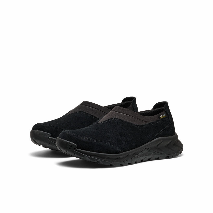 Light Breeze Women's TTS Moc Waterproof Sneaker  |  Black/Black