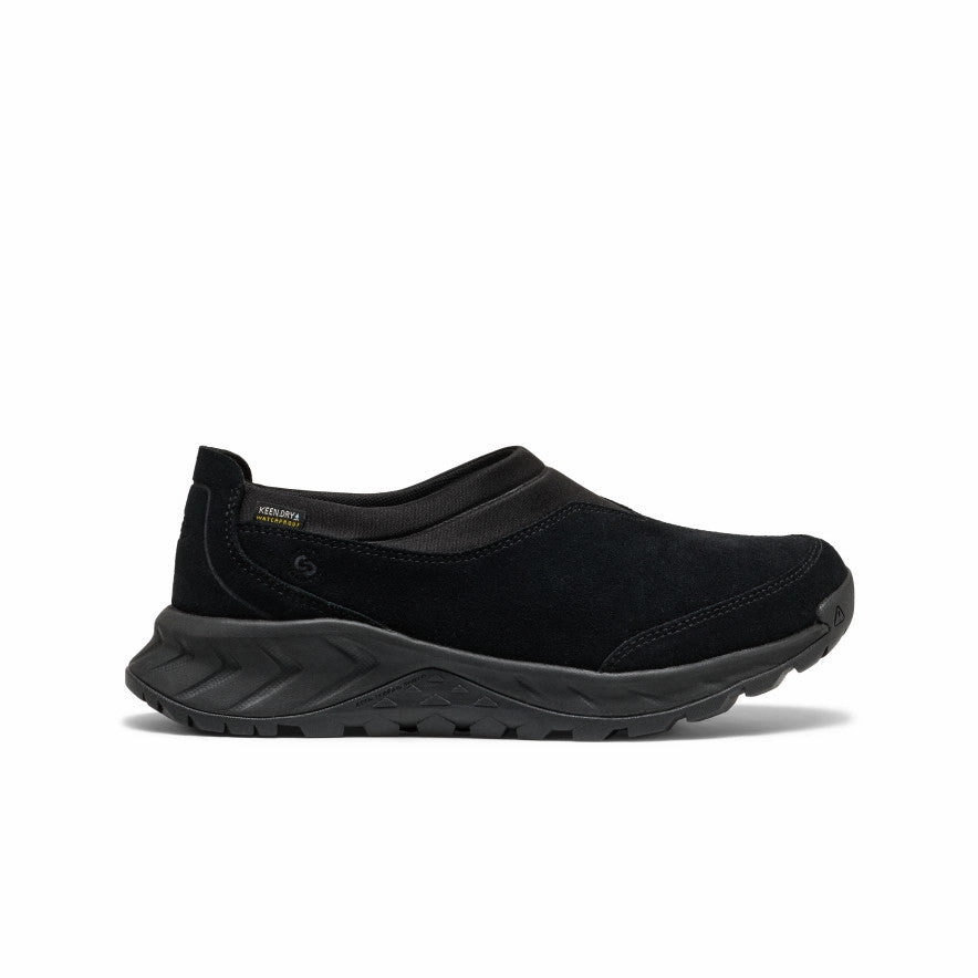 Women's TTS Moc Waterproof Sneaker  |  Black/Black Flexible Build Comfortable Step