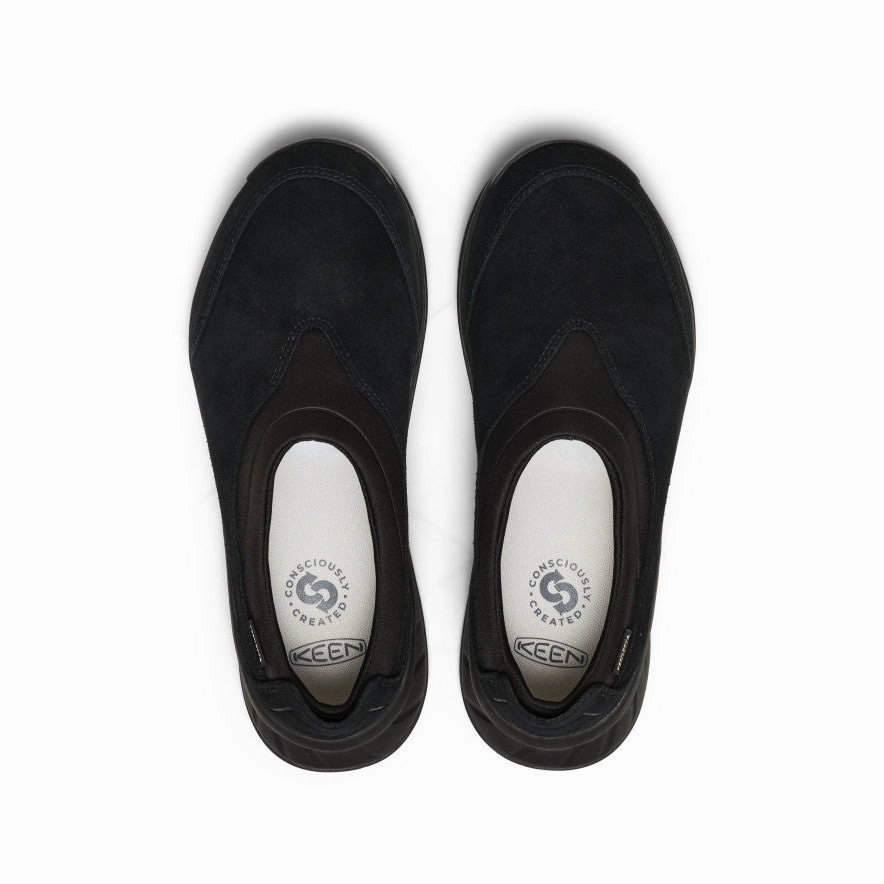 Light Breeze Women's TTS Moc Waterproof Sneaker  |  Black/Black