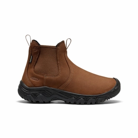 Comfort Move All Day Wear Women's Greta II Waterproof Chelsea  |  Bison/Black