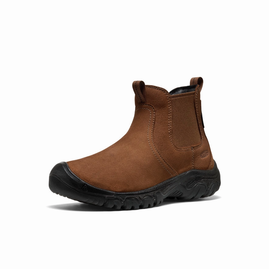 Light Grip Women's Greta II Waterproof Chelsea  |  Bison/Black
