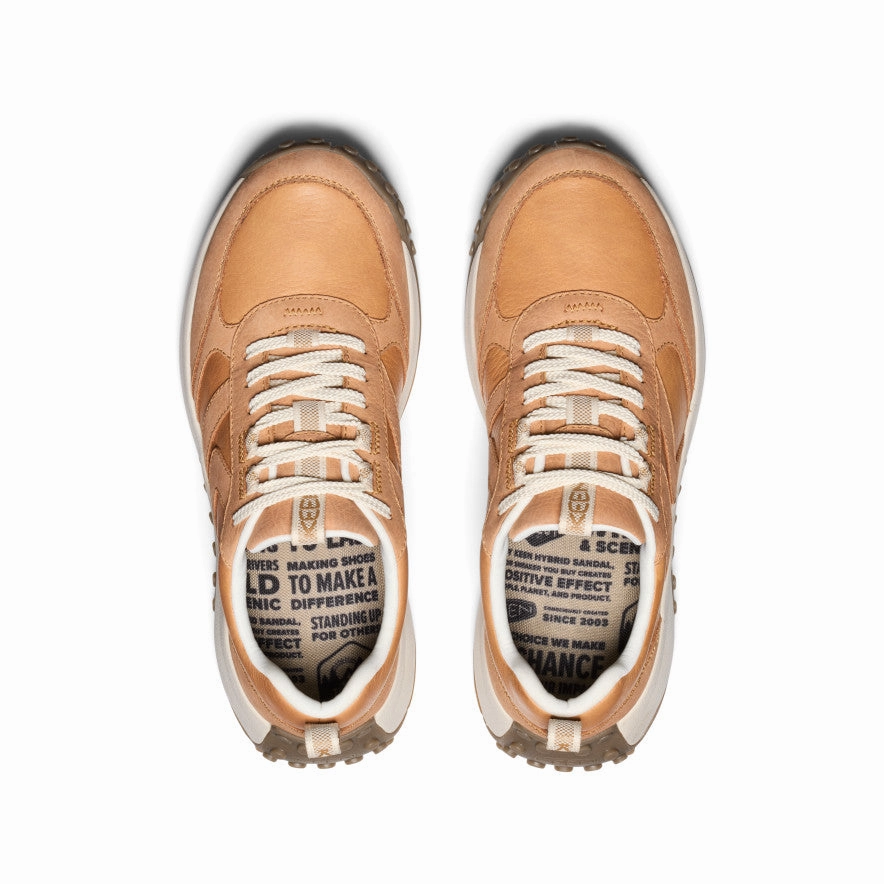 Light Path Women's KS86 Leather Sneaker  |  Natural/Birch