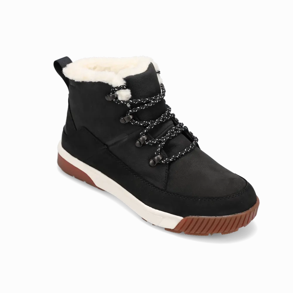 Women's Sierra Mid Lace Waterproof TNF Black/Gardenia White Road Trip Creek Hike
