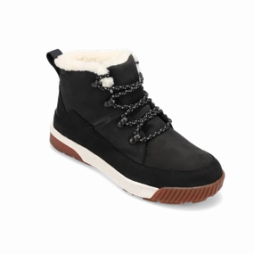 Women's Sierra Mid Lace Waterproof TNF Black/Gardenia White Road Trip Creek Hike