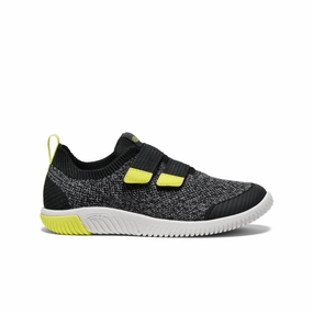 Chic Design Big Kids' KNX Knit Double Strap  |  Black/Evening Primrose