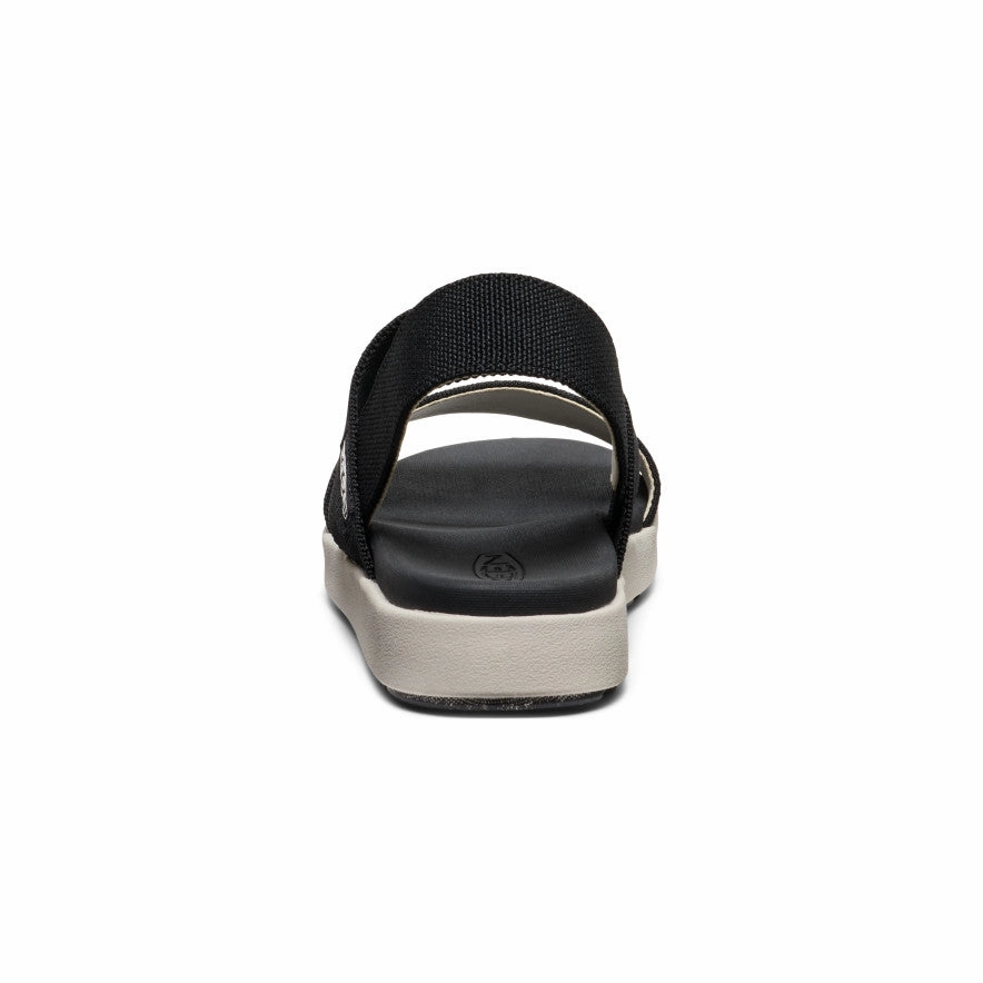 Light Walk Women's Elle Backstrap Sandal Wide  |  Black