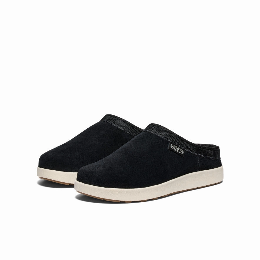 Light Walk Women's Elle Suede Mule  |  Black/Birch