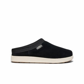 Stylish Comfort Women's Elle Suede Mule  |  Black/Birch