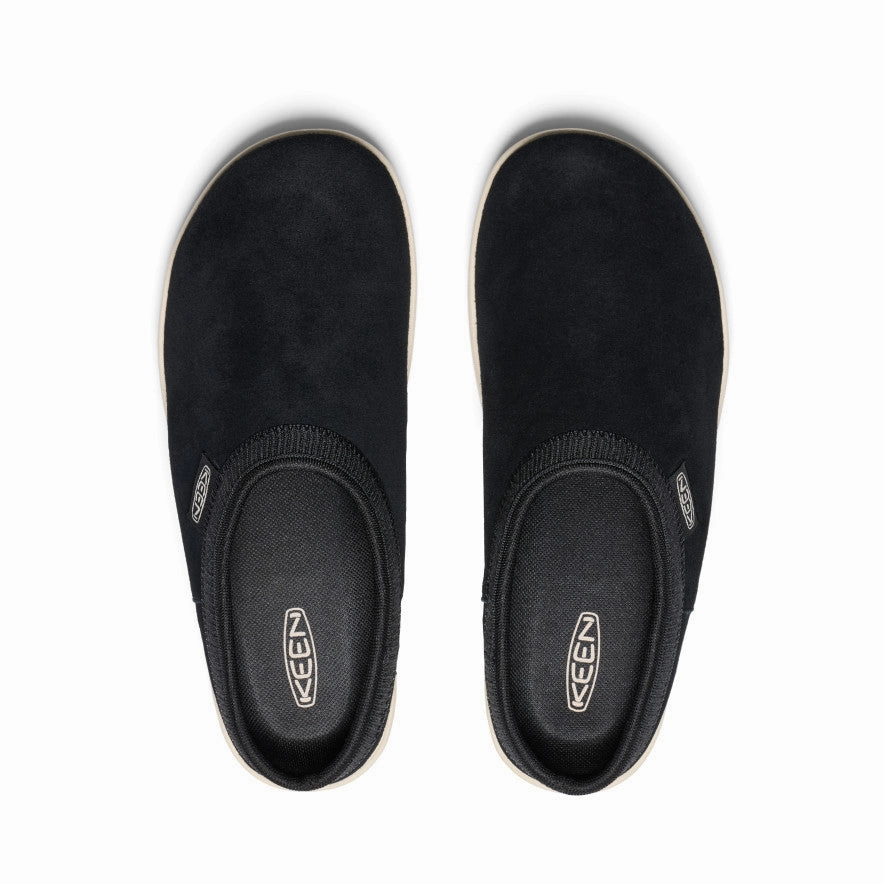 Light Walk Women's Elle Suede Mule  |  Black/Birch