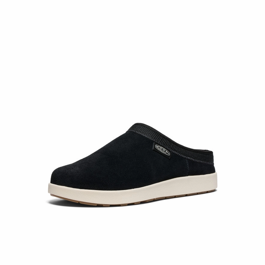 Light Walk Women's Elle Suede Mule  |  Black/Birch