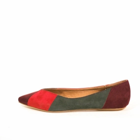 Trendy Loafers Pedro Patchwork Suede Ballet Flats