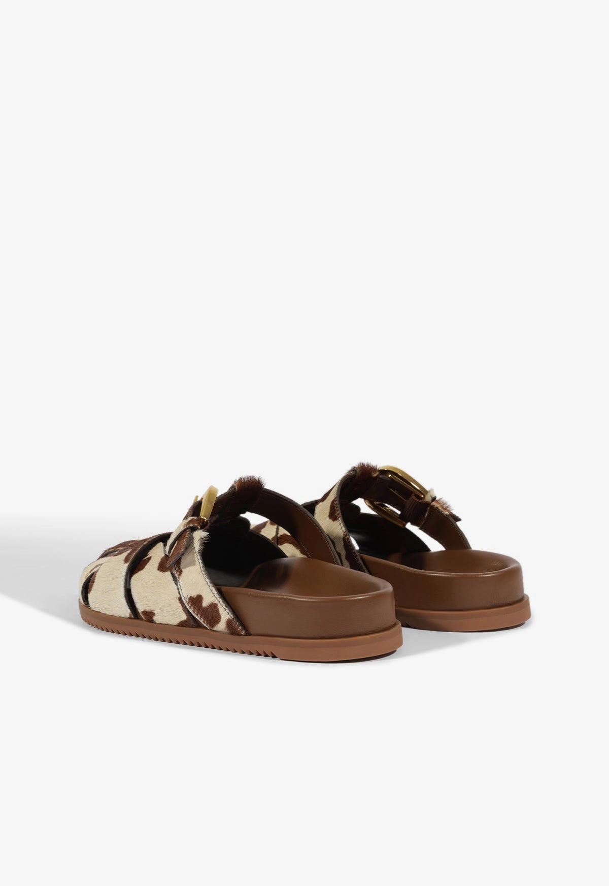 Lightweight Construction Sydney Calf Hair Clog