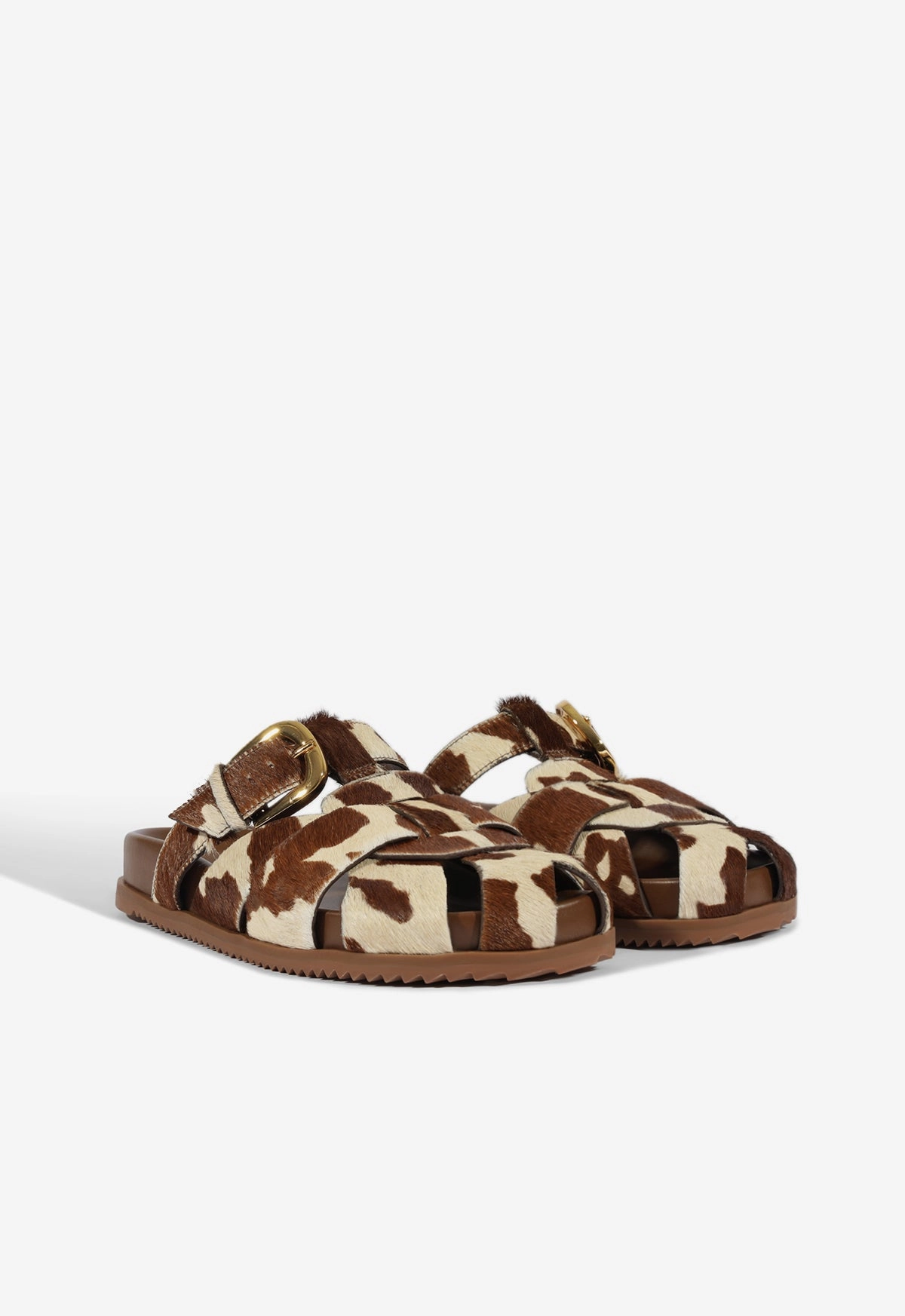 Lightweight Construction Sydney Calf Hair Clog
