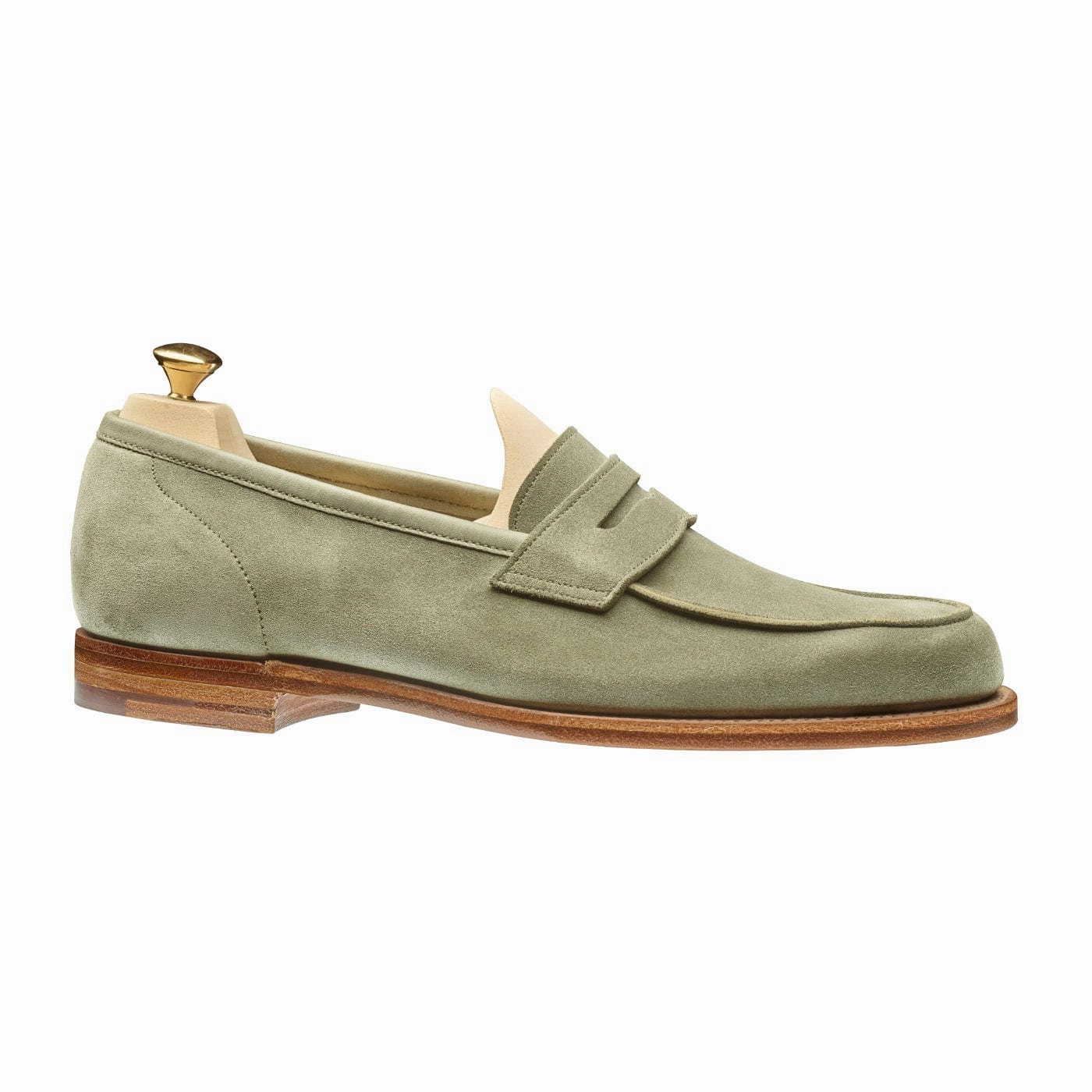 Lilou Pistachio Calf Suede Luxury Touch