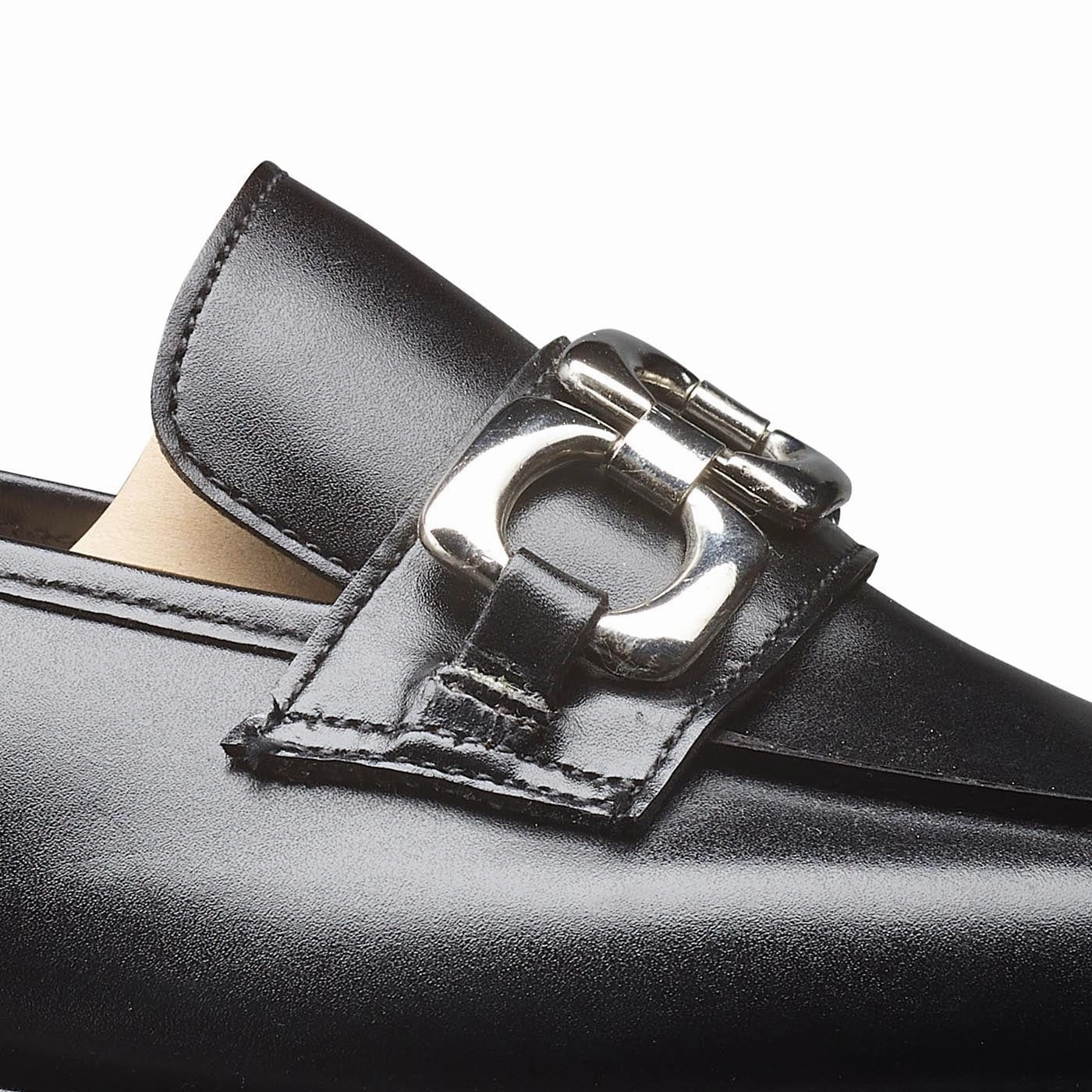 Lily Black Calf Casual Fit