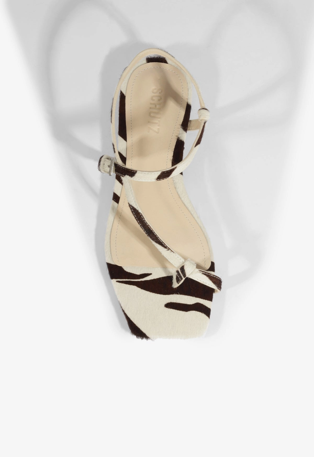 Lisa Animal Print Leather Flat Sandal Premium Craftsmanship
