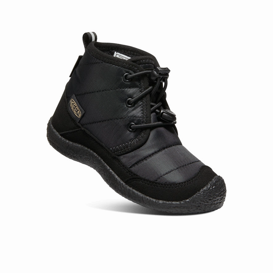 Little Kids' Howser II Waterproof Chukka  |  Black/Black Fast Walk