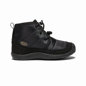 Little Kids' Howser II Waterproof Chukka  |  Black/Black Slip Resistant