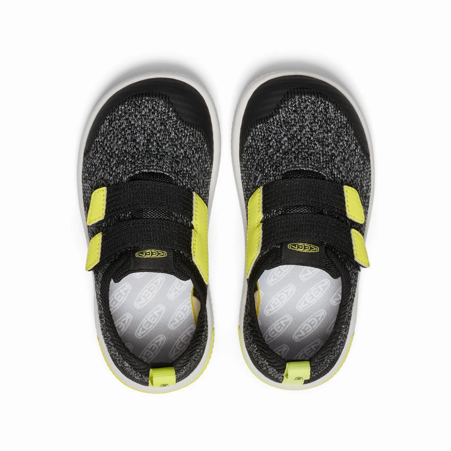 Little Kids' KNX Knit Double Strap  |  Black/Evening Primrose Urban Move