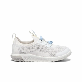 Little Kids' KNX Knit Sneaker  |  Star White/Skyway Shockproof Heel Durable materials