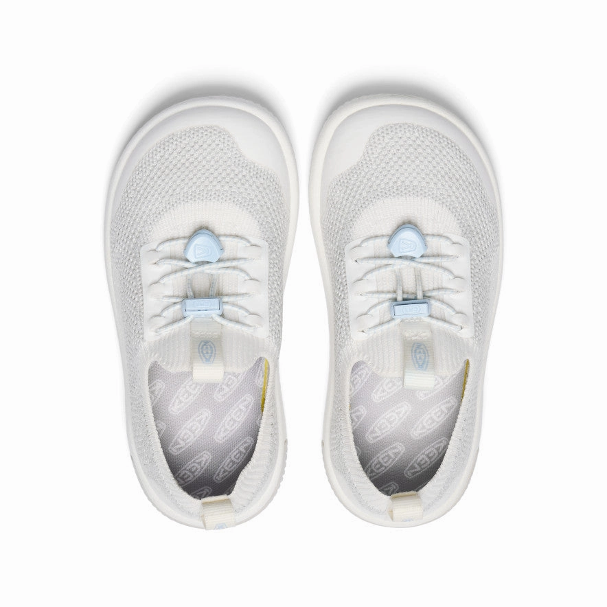 Little Kids' KNX Knit Sneaker  |  Star White/Skyway Cool Path
