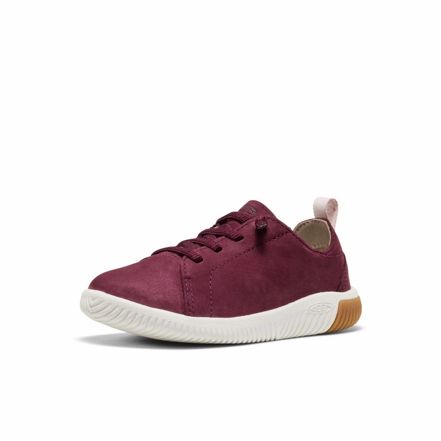 Little Kids' KNX Leather Sneaker  |  Fig/Star White Cloud Glide