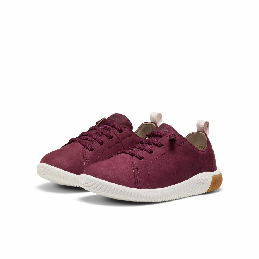 Little Kids' KNX Leather Sneaker  |  Fig/Star White Cloud Glide