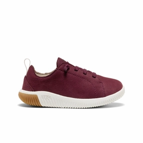 easy move Knit Upper Little Kids' KNX Leather Sneaker  |  Fig/Star White