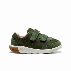Soft Cushioning Little Kids' KNX T-Toe Sneaker  |  Bronze Green/Star White