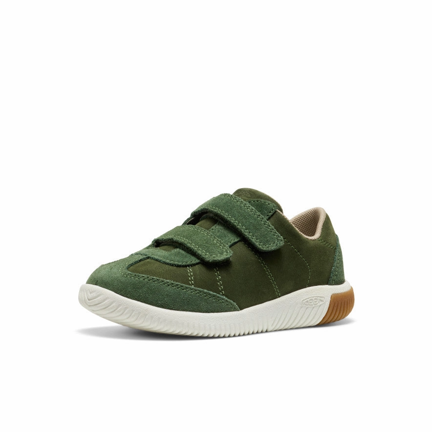Little Kids' KNX T-Toe Sneaker  |  Bronze Green/Star White Non-Slip Shoes