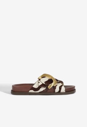 Versatile Walk Arch Support Shoes Lois Animal Print Sporty Sandal