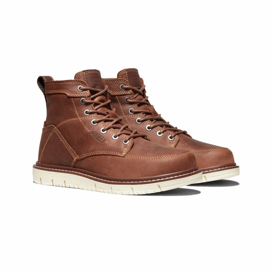 Long-Lasting Comfort Women's San Jose 6" Boot (Soft Toe)  |  Gingerbread/Off White