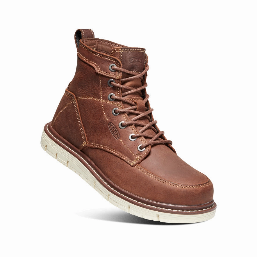 Long-Lasting Comfort Women's San Jose 6" Boot (Soft Toe)  |  Gingerbread/Off White