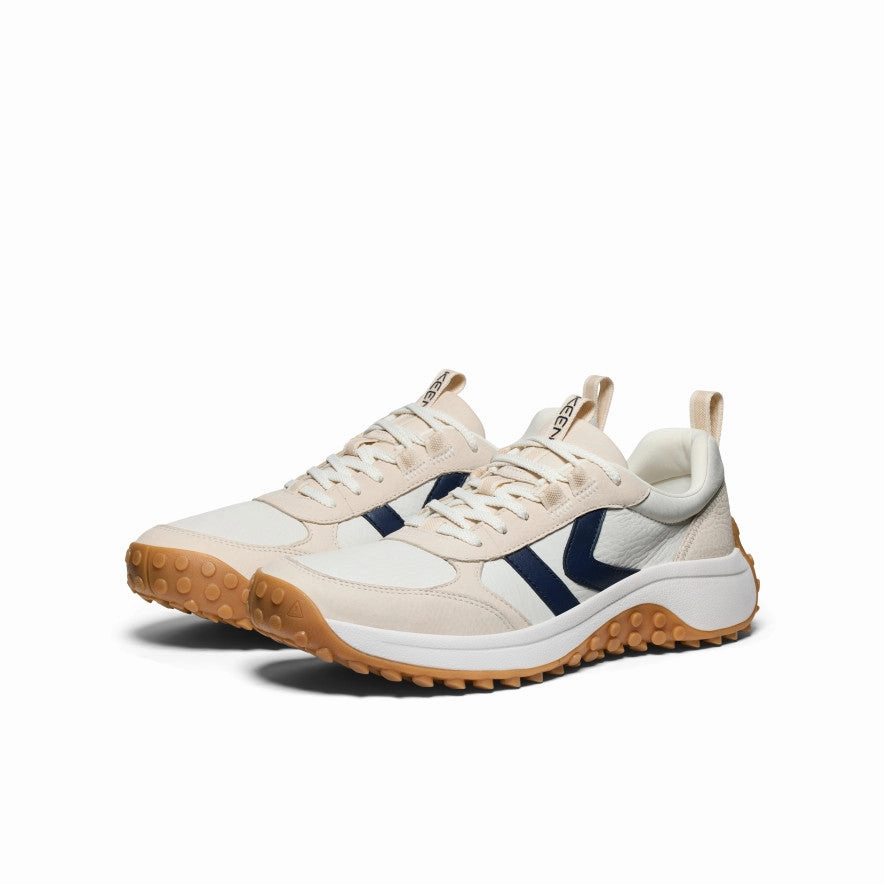Long-Lasting Wear Men's KS86 Leather Sneaker  |  Birch/Star White