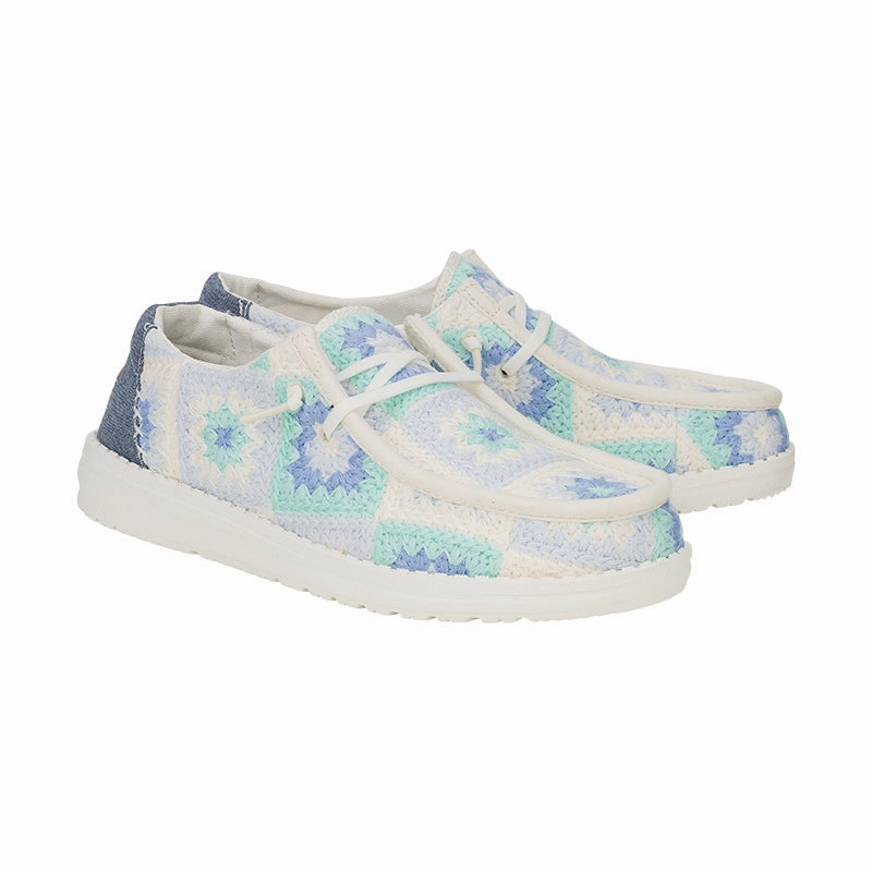 Low Profile Women's Wendy Cottage Crochet Bay Blue/Multi