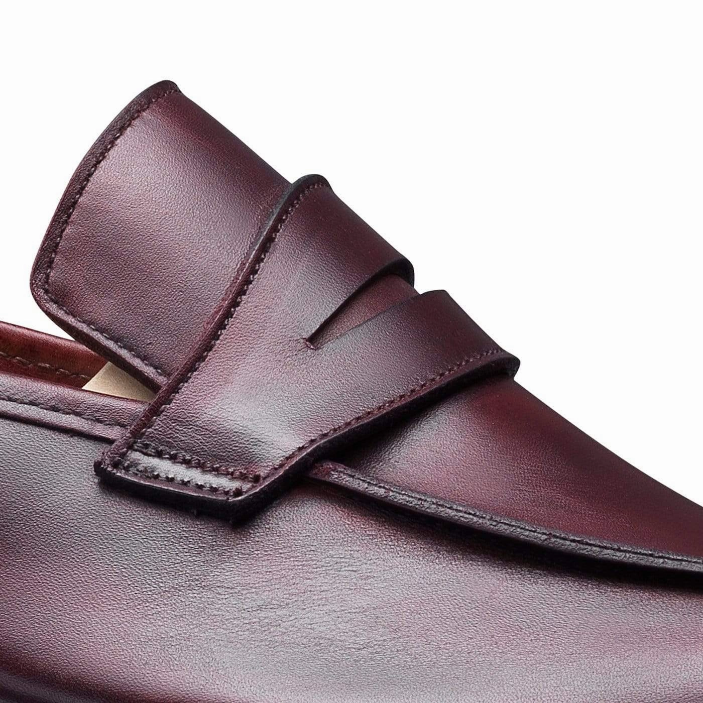Lucy Burgundy Burnished Calf Weekend Comfort
