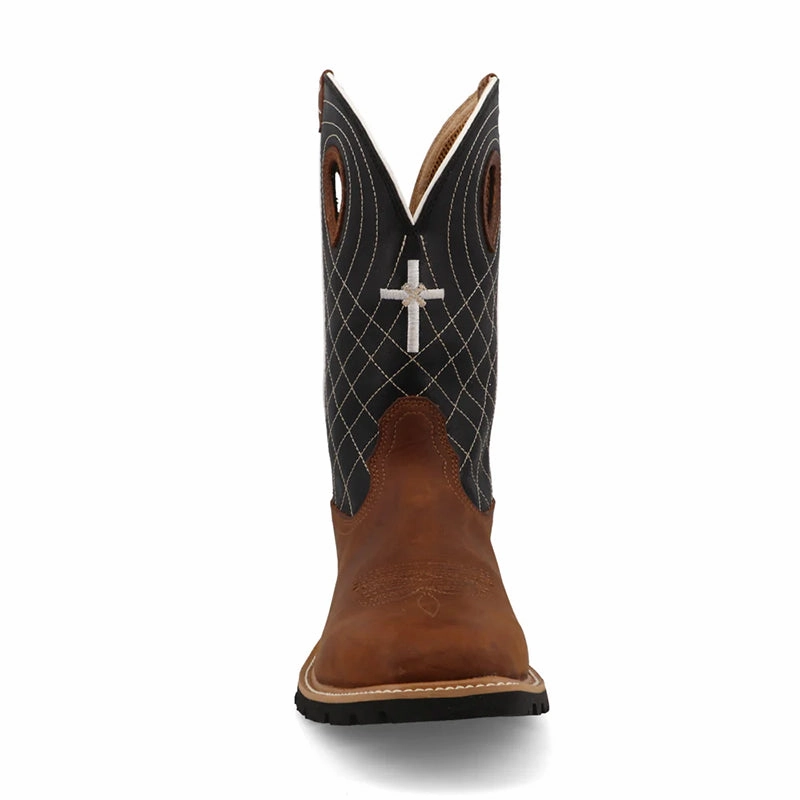 Men's 12" Tech X Boot Rustic Clay/Black Round Toe
