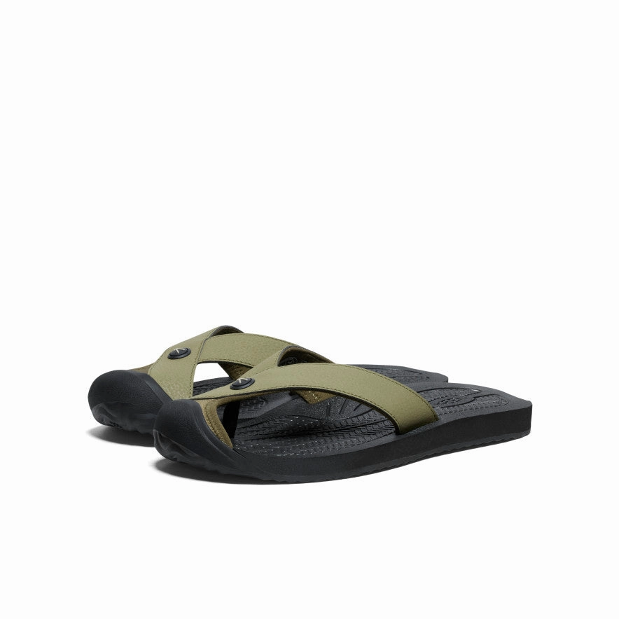 Men's Barbados Flip-Flop  |  Martini Olive/Black Fresh Breeze