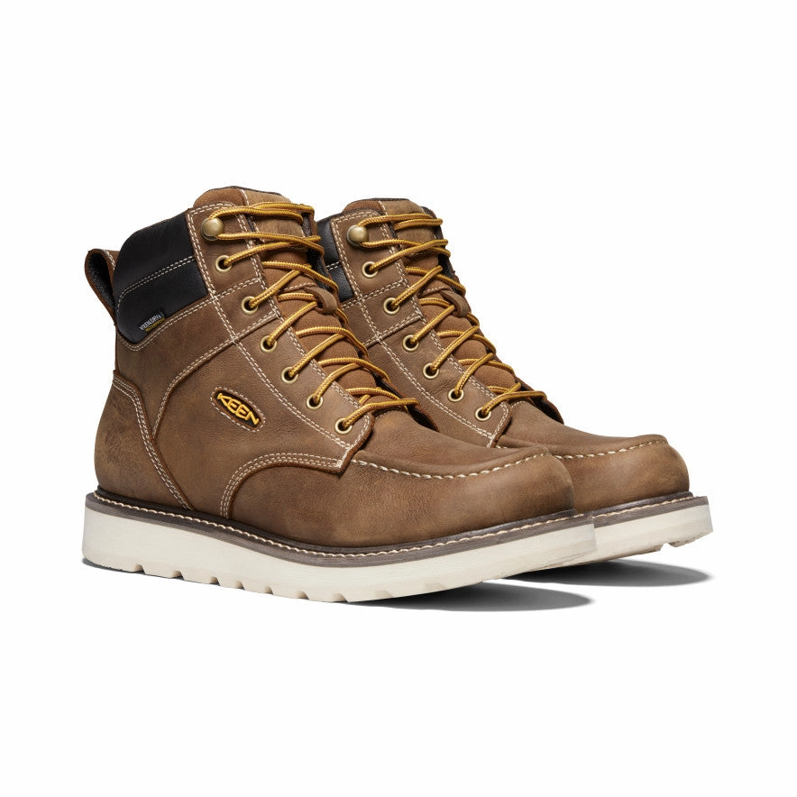 Men's Cincinnati 6" Waterproof Boot (Soft Toe)  |  Belgian/Sandshell Smooth Motion
