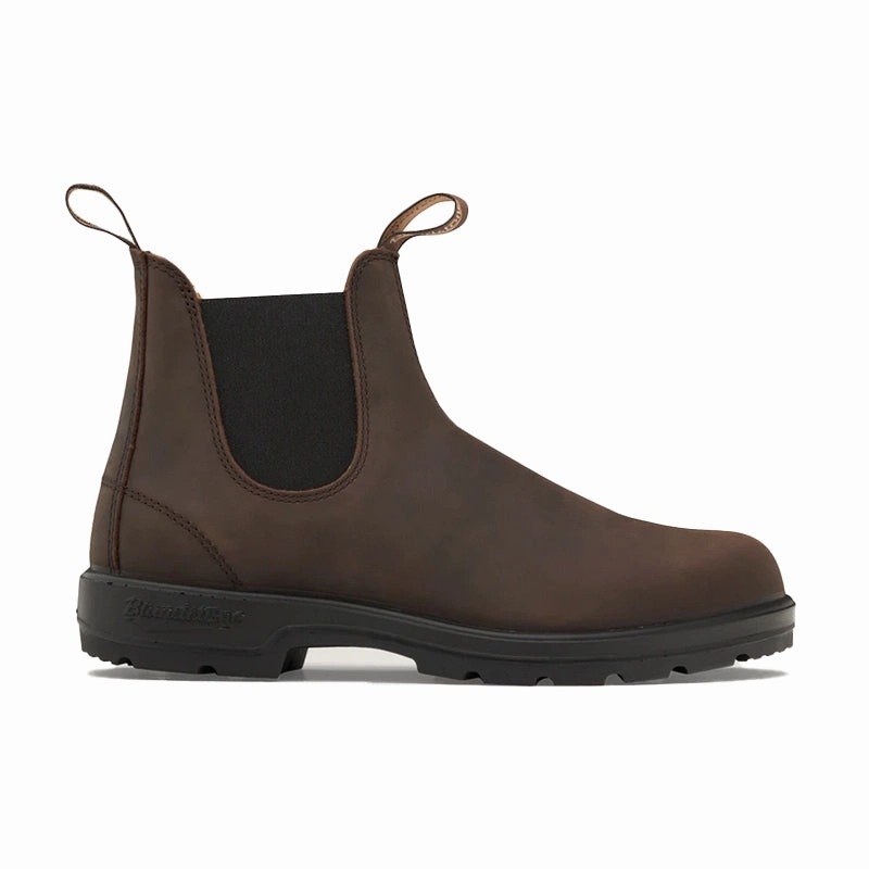Men's Classic Chelsea Brown Leather Maximum Hold