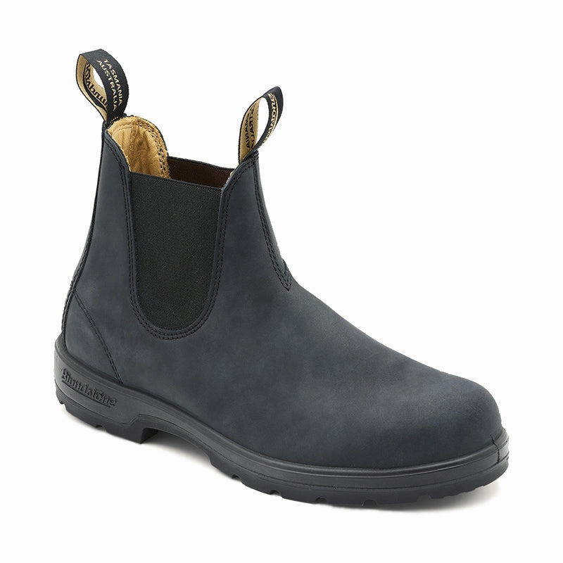 Men's Classic Chelsea Rustic Black Practical Support