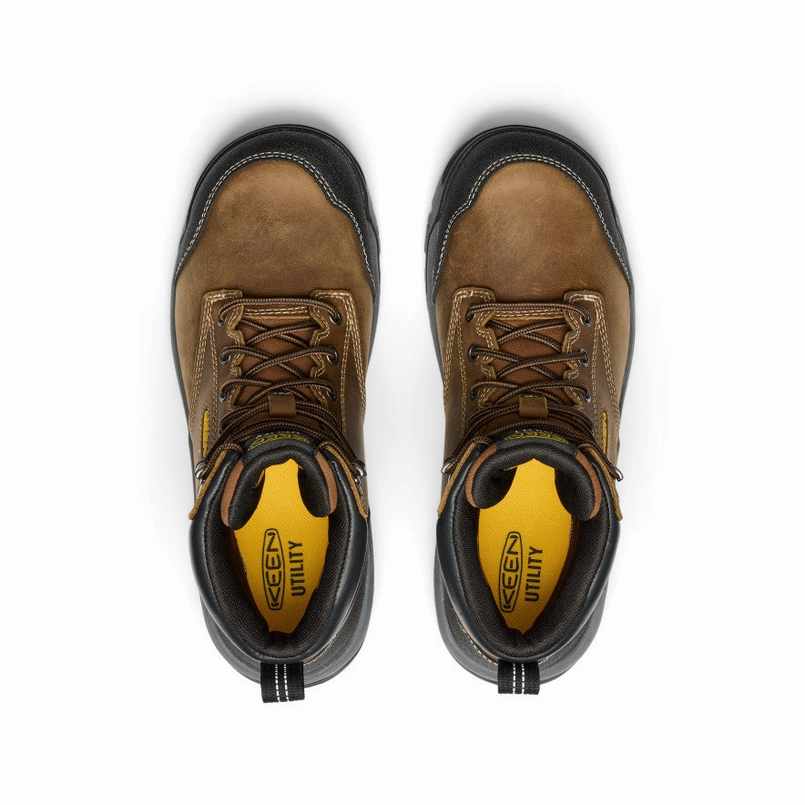 Men's Evanston 6" Waterproof Boot (Soft Toe)  |  Bison/Black Smart Sprint