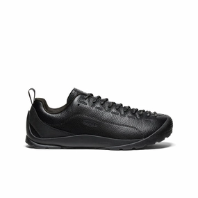 Men's Jasper Sneaker  |  Black Smooth Leather Comfortable Step Winter Wear